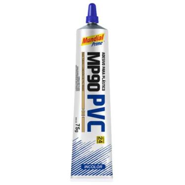 Imagem de Kit 60PC Cola Pvc Mp90 Adesivo Para Plástico Incolor 17g Mundial Prime
