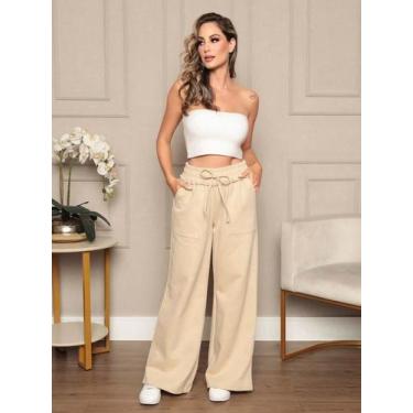 Imagem de A-Lows O&L J&L  calca pantalona de moletom liso Crosso Medio Tecido Le