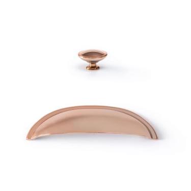 Imagem de Puxador Rose Gold Puxadores Concha  Puxadores De Gaveta 16 Pç - Telis 