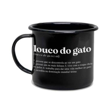 Imagem de Caneca Cansei de Ser Gato Louco do Gato - 370ml