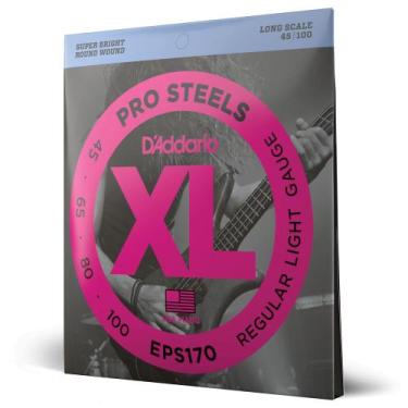 Imagem de Encordoamento Baixo 4C 45-100 D Addario XL ProSteels EPS170