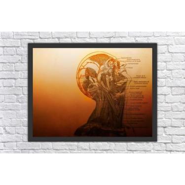 Imagem de Quadro Decorativo Medicina Salas Decorações Com Moldura - Vital Quadro