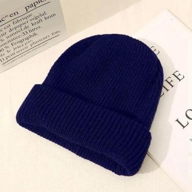 Imagem de  Gorro Casual Feminino Cor De Doces Para O Inverno De Alta Qualidade -