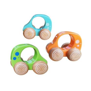 Imagem de Mini carrinho com desenho para bebês, conjunto com 3 unidades - Spälme