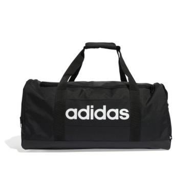 Imagem de Bolsa Adidas Duffel Linear Média 39 Litros, Preto
