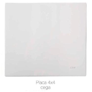 Imagem de Espelho Ilumi Vivaz 4x4 Cega C/sup Branco