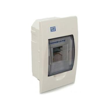 Imagem de Quadro De Distribuição Weg Para 4 Disjuntor Din De Embutir