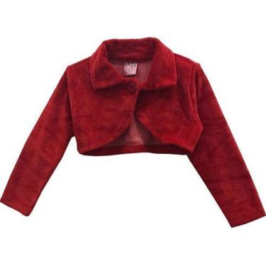 Imagem de Bolero Menina Infantil Plush Festa 1 Ao 16 Pronta Entrega - festa luxo
