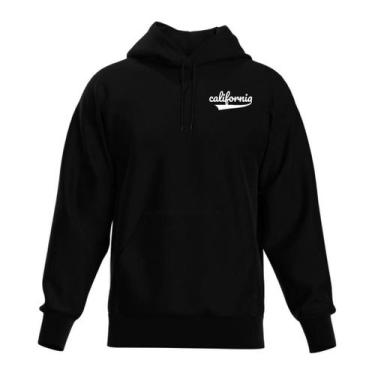 Imagem de Blusa De Frio Moletom Fechado Bolso Canguru Com Capuz Estampado - Rela