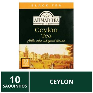 Imagem de Chá Inglês Ahmad Tea, Chá Ceylon, 10 saquinhos