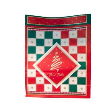 Imagem de Saco de Papel Para Presente "Boas Festas" - Louvre - 10 unidades - Cro