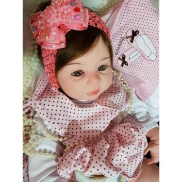 Imagem de Bebê Reborn Alice Em Vinil siliconado - Kelly lemos  bebes  reborn  