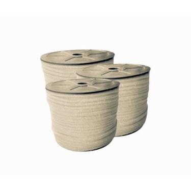 Imagem de Corda/cordão D Algodão Trançado (cru) 6mm 50 metros cama mesa e banho 