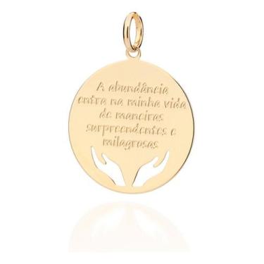 Imagem de Pingente Composto Por Frase A Abundância En 542813 - ROMMANEL, Branco,