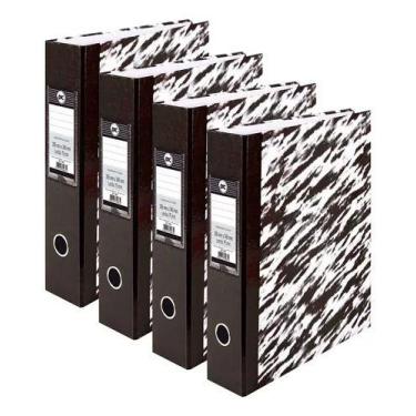 Imagem de 4 Pasta Registradora AZ Ofício 75mm Tigrada - Dac