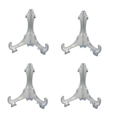 Imagem de Kit Suporte P/ Pratos Transparente 25 Peças 20cm 24cm 17,5cm - AC
