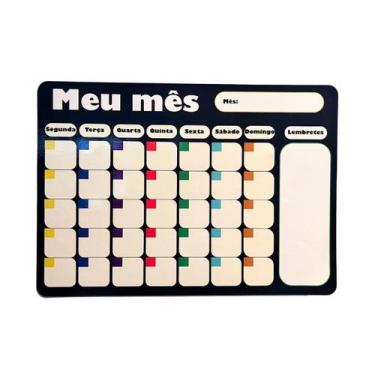 Imagem de Plenejador Planner e Organizador Agenda Magnético Imã De Geladeira Por
