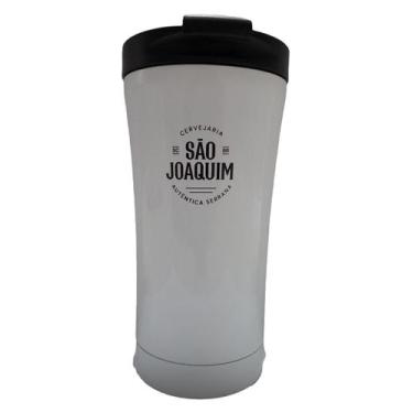 Imagem de Copo térmico inox parede dupla a vácuo 380 ml com tampa - Cervejaria S