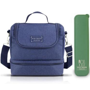 Imagem de Bolsa Térmica Lancheira Necessaire Concept Marmita Lanches Bebidas 2 C