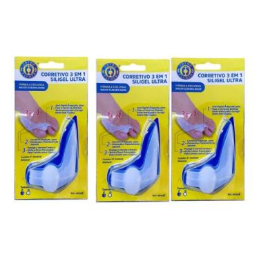 Imagem de Kit C3 Corretor Joanete Tam G Siligel - Ortho Pauher