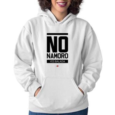 Imagem de Moletom Feminino No namoro, Yes balada - Foca na Moda, Branco, GG