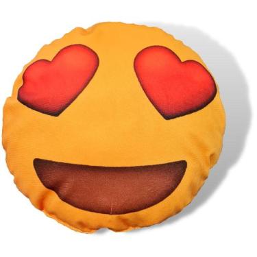 Imagem de Almofadas Emojis com Fibra Siliconada Antialérgica. - MARIJU, Apaixona