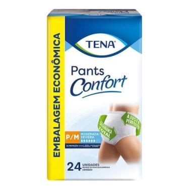 Imagem de Roupa Íntima Tena Pants Confort P/M 24 Unidades Embalagem Econômica