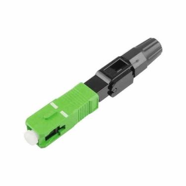 Imagem de Conector Fast Rapido Fibra Optica Sc/apc  Pct C/10 Verde Gigasat