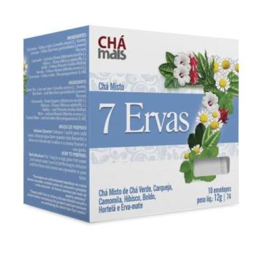 Imagem de Chá 7 Ervas Cx10 Sachês de 1,2g - Chá Mais