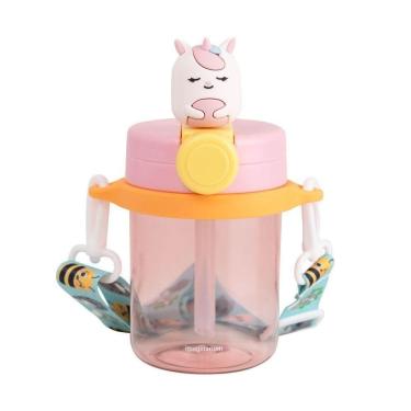 Imagem de Garrafa Plastica Com Alca Unicornio