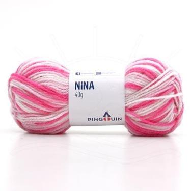 Imagem de Lã Nina Mesclada Pingouin 40g, 6645 BAILARINA