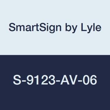 Imagem de Smartsign S-9123-AV-06 "Safety First - Emergency Shower Here" Sinal em V de alumínio projetado