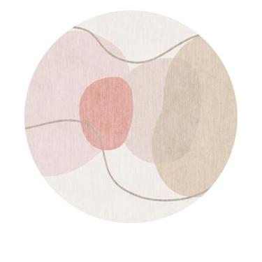 Imagem de Tapete redondo de veludo de cristal fácil de cuidar para quarto, cama, cobertor, sofá, mesa de centro, decoração para casa, SJR, 3.160 cm, 63 polegadas