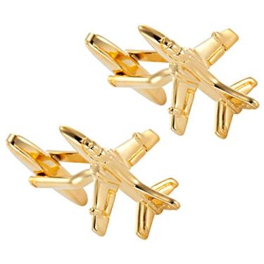 Imagem de Urban Jewelry Abotoaduras para homens, acessórios de camisa de smoking de aço inoxidável – preto, prata, abotoaduras douradas para casamento, negócios, presentes para pai, marido, namorado, filho, Aço
