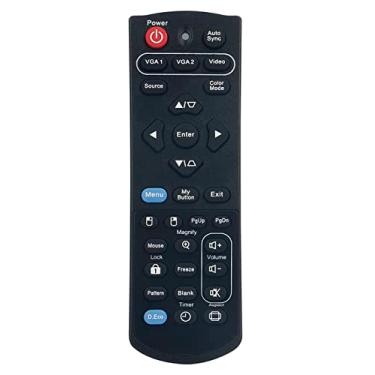 Imagem de Controle remoto de substituição adequado para projetor VieWSonic VS14193 PJD6245 PJD6235 PJD6543W VS14931 VS14933 VS14934 PJD5226 PJD6353S PJD6383S PJD6683WS PJD5226 W PJD62 23 PJD6253 PJD6353 PJD6383
