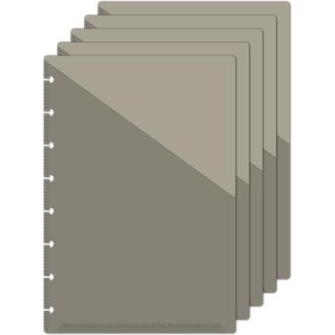 Imagem de Eleven Discs Junior Pocket Dividers for Discbound Notebooks fits Circa, Arc, TUL (Black Semi-Transparent, Set of 5)