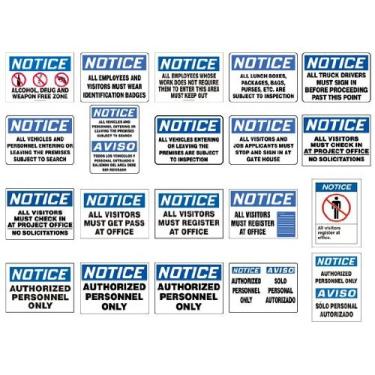 Imagem de Accuform Placa de segurança "Notice No Weapons Allowed...", Aluma-Lite™, 25,4 x 35,5 cm (MACC801XL)