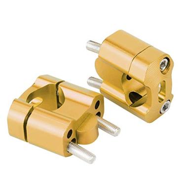 Imagem de Braçadeiras de Montagem para Guidão de Motocicleta, Adaptador Riser, par de Liga de Alumínio CNC 22mm 28mm 1/8in 7/8in (Redondo)
