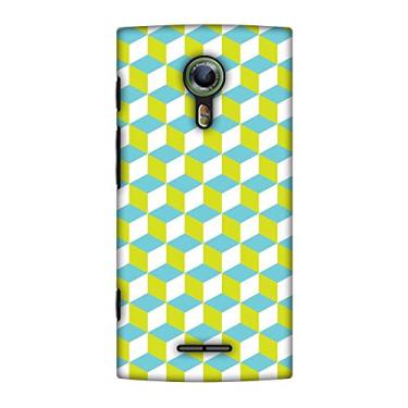 Imagem de AMZER Capa rígida de encaixe fina estampada feita à mão para Alcatel OneTouch Flash 2 - Hexamaze 2