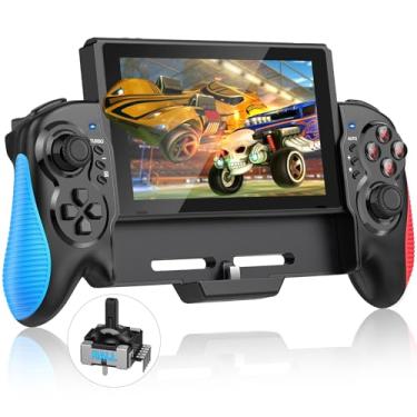 Imagem de Switch Controller for Nintendo Switch/OLED, One-Piece Joypad Controller Replacement for Nintendo Switch Pro Controller, Switch Controllers Remote with Adjustable TURBO and Dual Motor Vibration