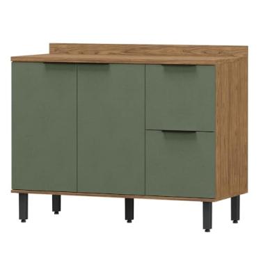 Imagem de Balcao Pia Com Tampo MDF 120 cm Tosc BT3 TP1 Freijo Jade MXM