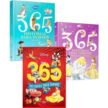 Imagem de Kit 3 Livros Fábulas Contos de Fadas Clássicos Disney Com Histórias Pa