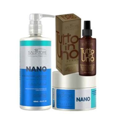 Imagem de Kit Reconstrução Nano Shampoo e Máscara + Sérum Tutto in Uno