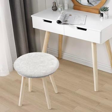 Imagem de JiaoBaba Tapetes redondos brancos tie dye, pequeno, 6 x 0,6 m, tapete de círculo fofo, tapete peludo, circular felpudo felpudo para meninas, quarto, berçário, quarto de criança, decoração de quarto