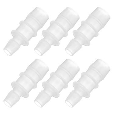 Imagem de PATIKIL 6 peças de acessórios de mangueira de plástico de 2/12.7 cm a 5/20.3 cm, acessórios para tubos redutores, adaptador de tubulação, kit de junta de emenda de união para sistema de ar gás água