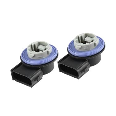 Imagem de REPAIROCK 2 peças de luz de seta de carro soquete de luz traseira frontal base de suporte de pisca-pisca 2U5Z13411DA Apto para Ford F150 F250 F350 Super Duty Edge 2009-2014 peças de reposição