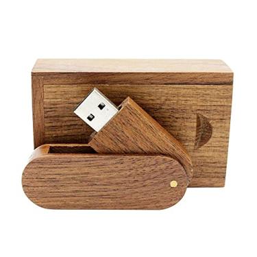 Imagem de 8 GB Caixa de madeira 3.0 USB Flash Drive Pen Drive Armazenamento de Dados Pen Drive Pen Drive Pen Drive Pen Drive Pen Drive U Memory Stick USB Drive USB 3.0 - Nogueira