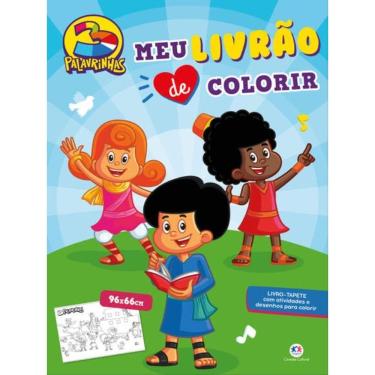 Imagem de 3 Palavrinhas - Meu Livrão De Colorir