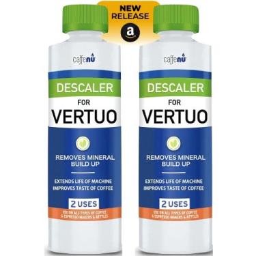 Imagem de Solução de descalcamento para máquinas Nespresso Vertuo. 2 garrafas. 4 usos. Especialmente formulado para Vertuoline e todas as máquinas de café Singl