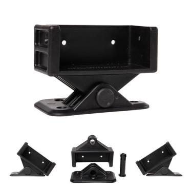 Imagem de Cerca e baralho: suporte de pivô horizontal. Feito para durar com plástico durável. (4 peças)